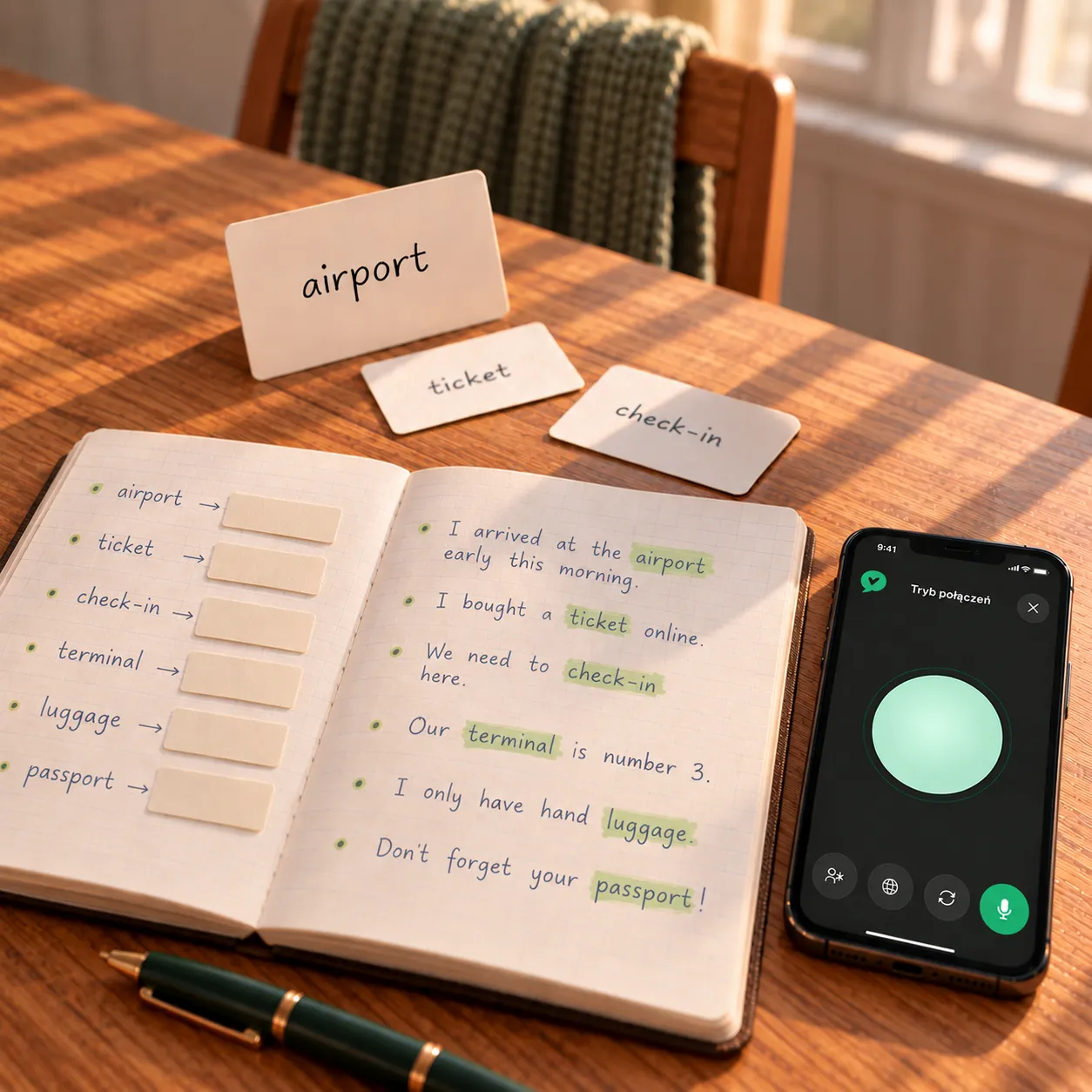 a person talking to the app